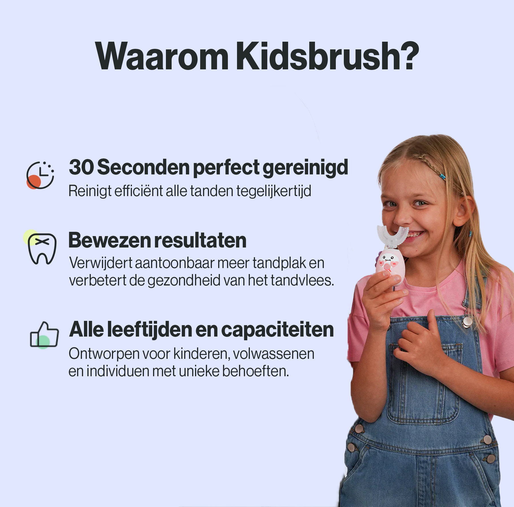 GlowSmile™ - Brosse pour enfants